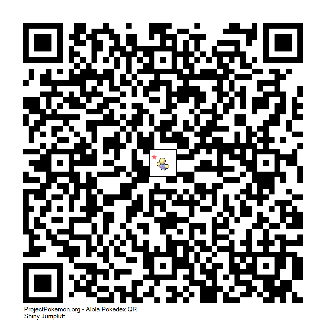 Cdigo QR de Jumpluff variocolor